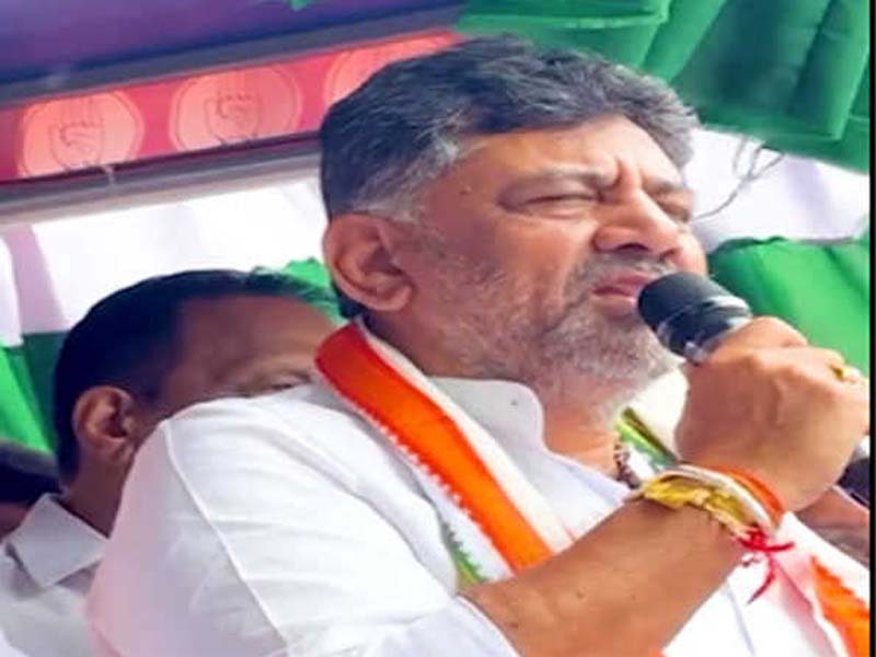 Deputy Chief Minister Shivakumar hails Rahul and refers to him as the “lucky charm” of the Cong party.