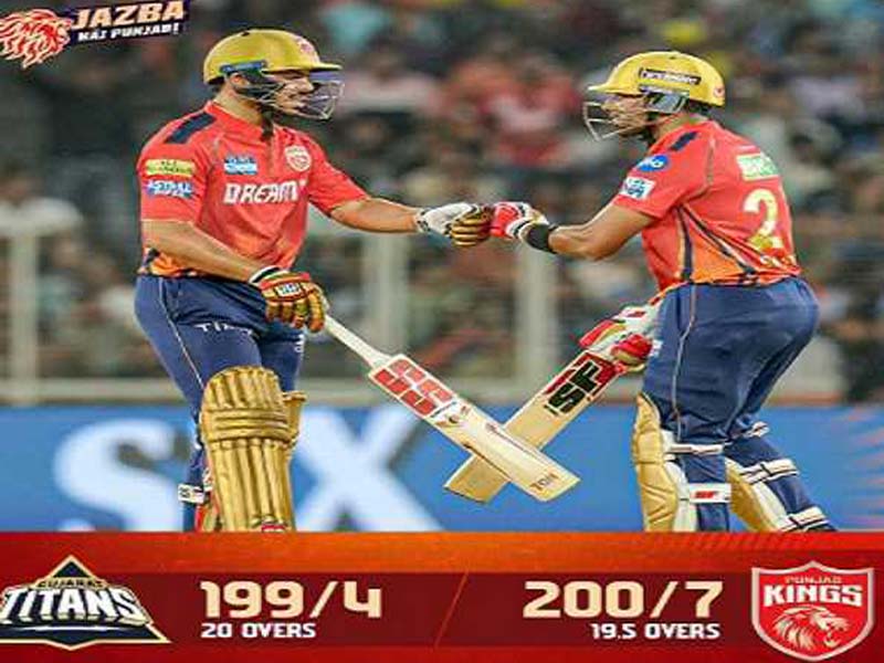 Shashank leads Punjab Kings to an exciting triumph with his undefeated 61.