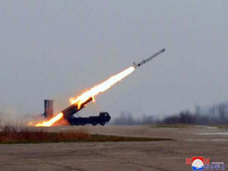 A test of a “super-large warhead” for a strategic cruise missile was undertaken by North Korea.