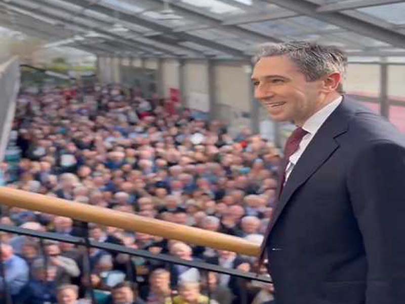 Simon Harris is appointed PM by the Irish parliament.