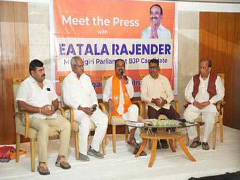 Etala Rajender of the BJP is optimistic about winning 12 MP seats in Telangana.