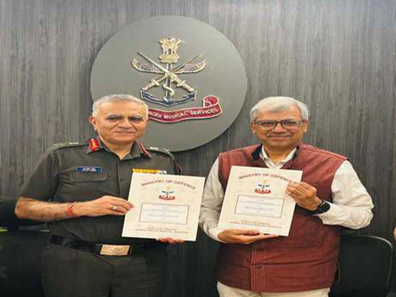 ICMR and AFMS decide to work together on biomedical research for the armed forces.