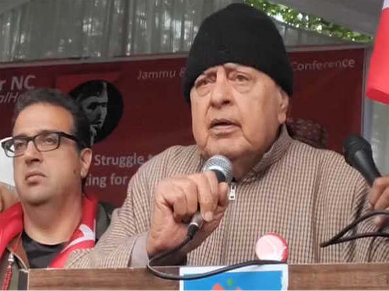Choose the INDIA alliance candidates and help them beat the BJP, says Farooq Abdullah