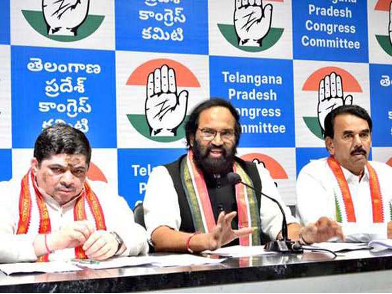 Congress Ministers blame Telangana’s problems on former chief minister KCR.