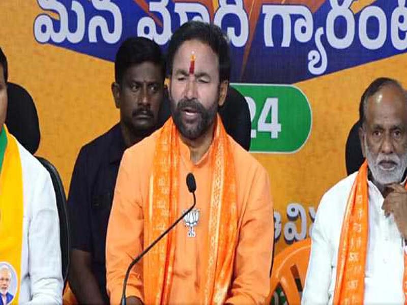Hyd: Party manifesto unveiled by Kishan Reddy