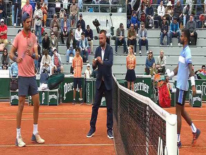 Sumit Nagal of India loses in the first round of the French Open