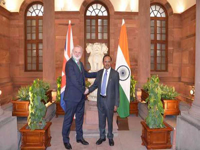 Talks between UK NSA Tim Barrow and NSA Ajit Doval, EAM
