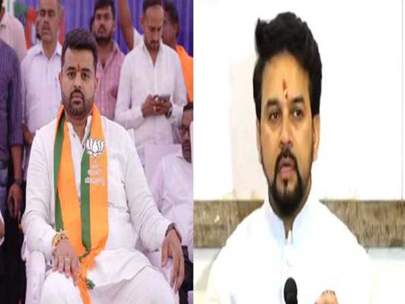 Anurag Thakur claims the Cong government knew about the Prajwal issue beforehand.