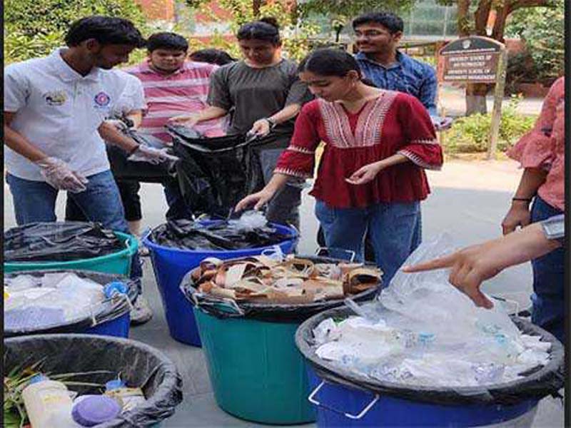 IP University hosts a campaign to raise awareness about reducing plastic waste.