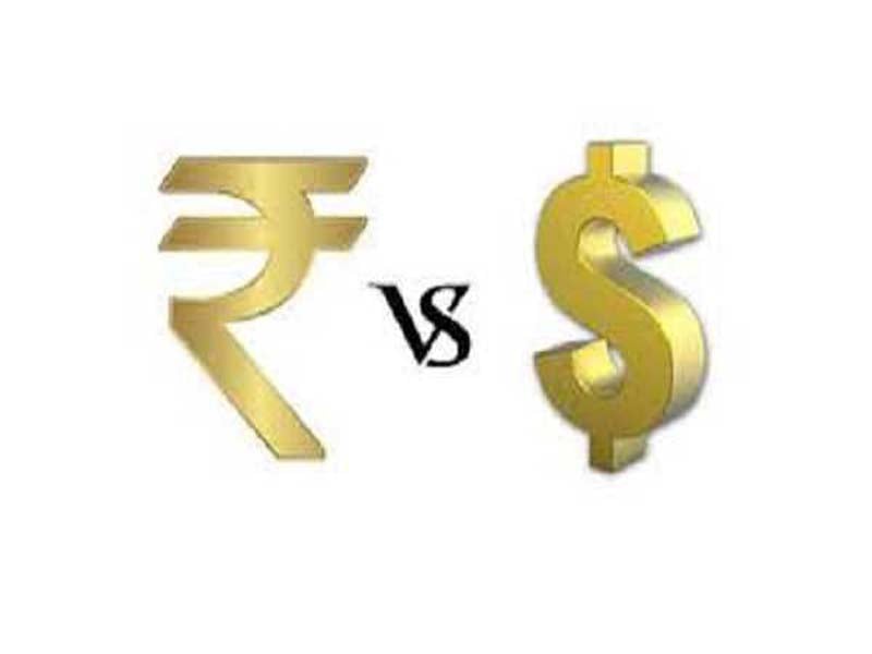 Rupee declines 10 paise versus the USD