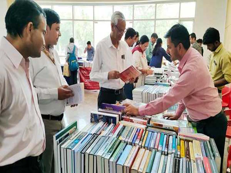 A two-day book display is being held at IP University’s east campus.