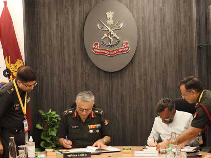 AFMS and IIT Hyderabad sign an agreement to cooperate on training and research
