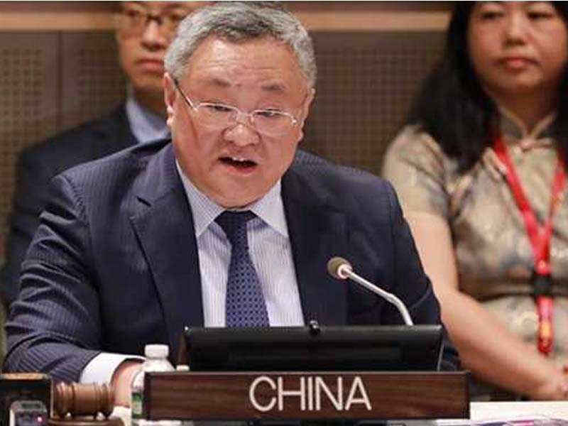 China supports Palestine’s UNSC membership reconsideration and asks the US not to obstruct the process.