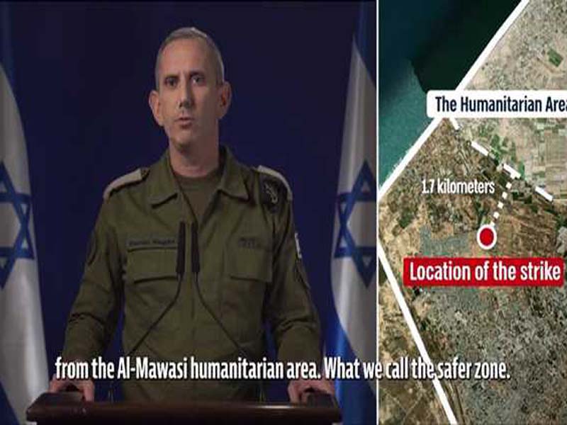 Israel disputes any role in the 21-person Rafah camp explosion.