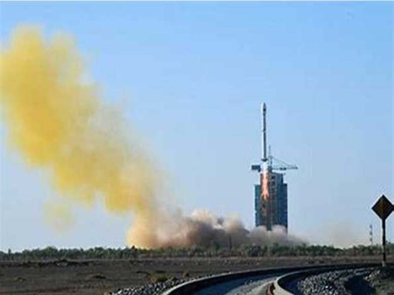 China sends a new satellite into orbit.