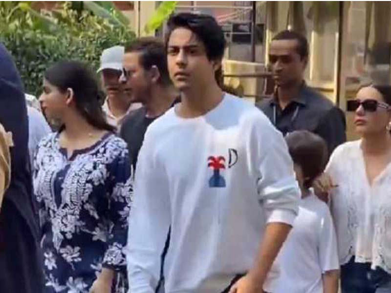 Celebrating the conclusion of his first series, “Stardom,” is Aryan Khan.