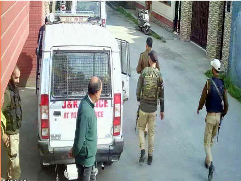 Chairman of the Hurriyat Conference Mirwaiz Umar Farooq has been placed under “house arrest.”
