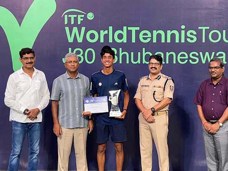 Praneel from J&K won the first Jr. ITF title in Bhubaneswar.