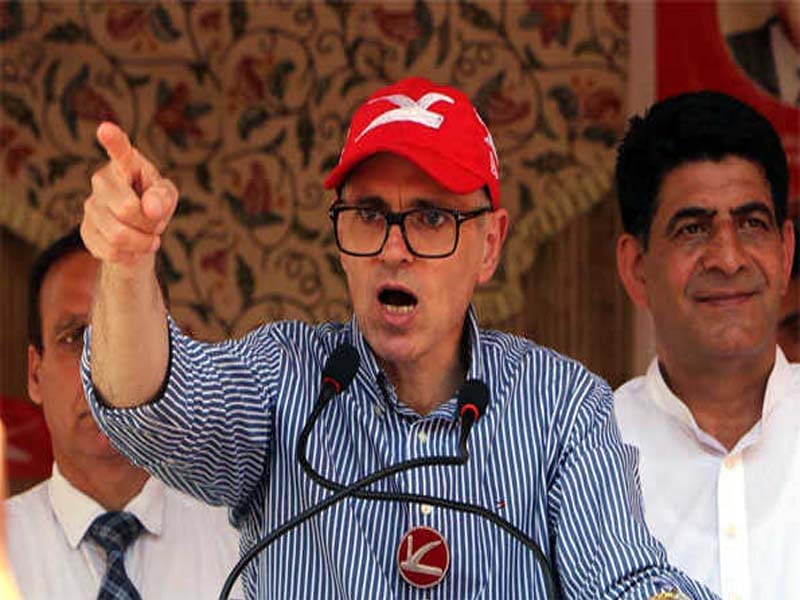 Omar Abdullah challenges the PDP president’s ties to the INDIA bloc.