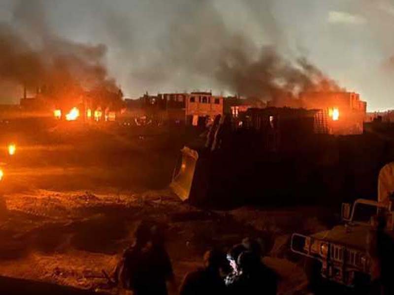 Israeli bombing on a camp in Rafah, Gaza, claimed 40 lives.