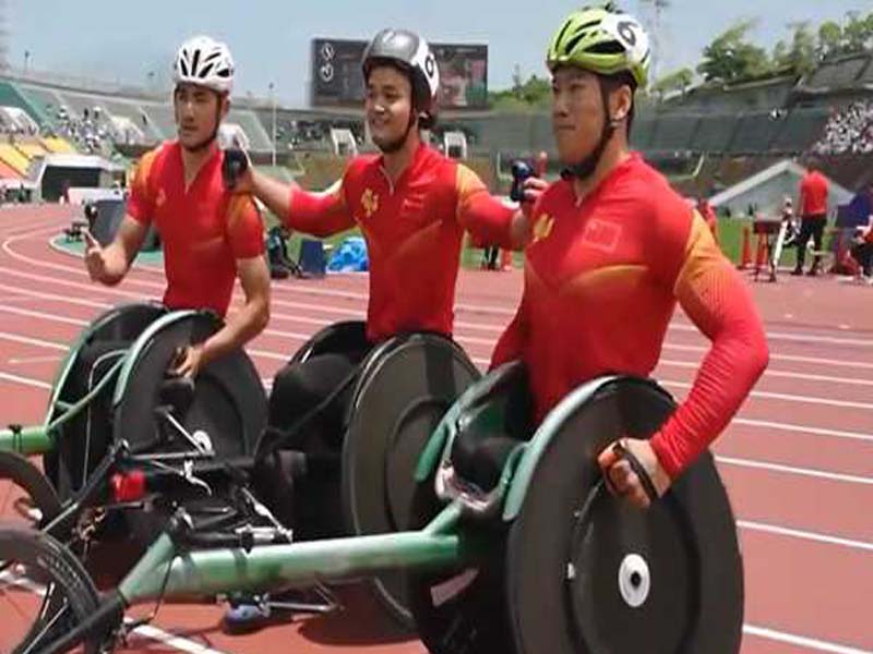 Men’s 400m T54 medals are swept by China in the Para Athletics World Championships.