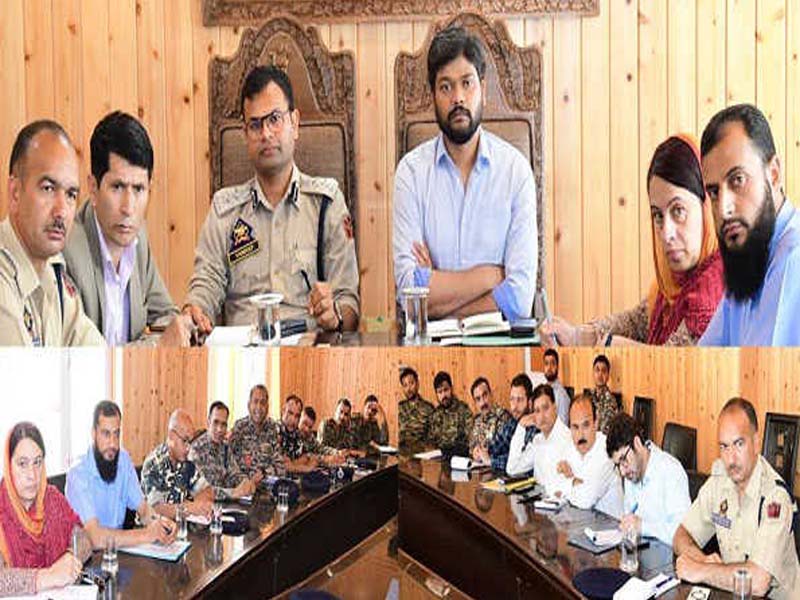 Meeting for the joint security review of the Amarnath Yatra was held at Ganderbal in J&K.