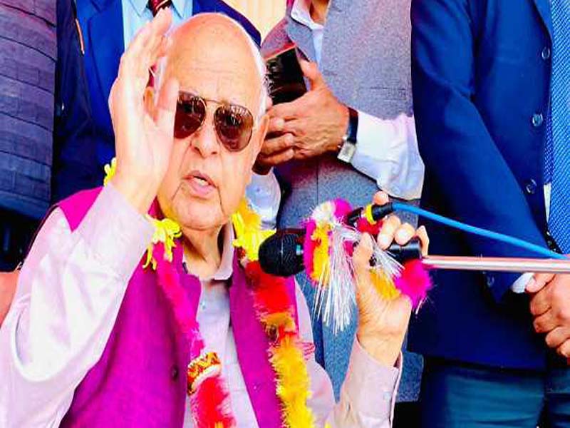 Farooq advocates for talks between India and Pakistan to bring peace back to the subcontinent