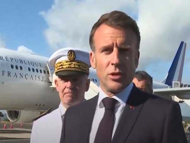 Visit by the French President to riot-torn New Caledonia