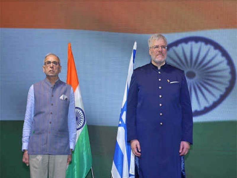 The Israel Embassy commemorates 128 prisoners detained by Hamas during the 76th National Day celebration.