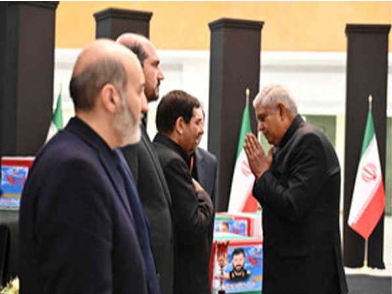 In Tehran, Vice President Dhankhar honors the late Iranian President FM and meets with Acting President Mokhber.