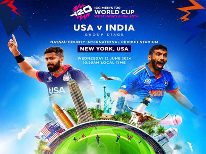 India and the USA are ready for a historic T20 World Cup match.
