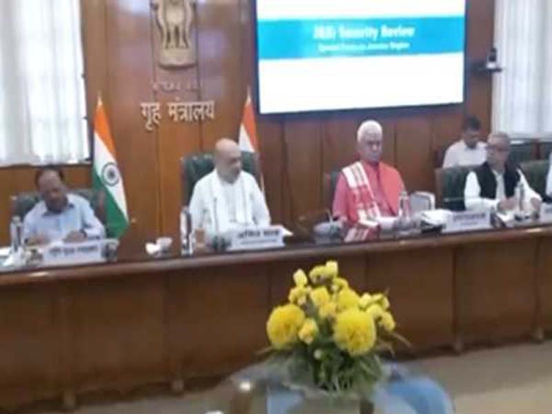 A 5-hour security review meeting presided over by Shah before to the Amarnath Yatra.