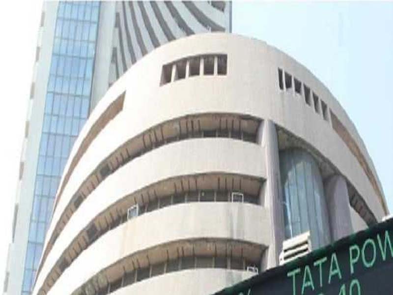 Sensex closes at a record high of 76468.78 points.