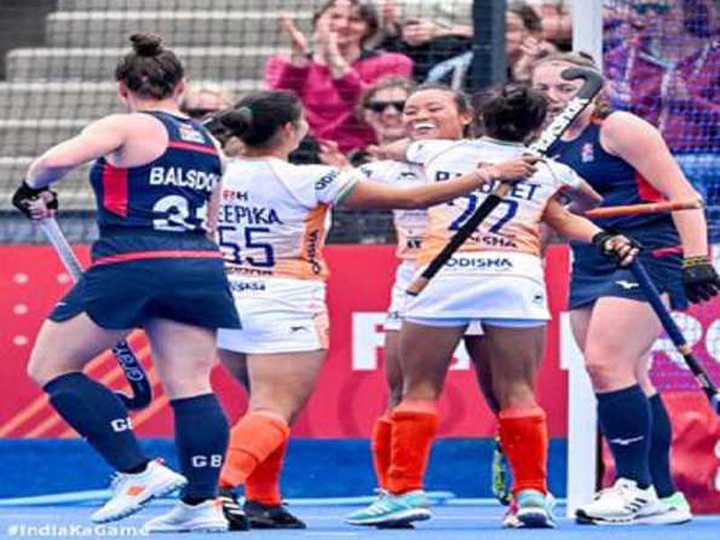 The Indian Women’s Hockey Team loses their FIH Pro League matchup with Great Britain.