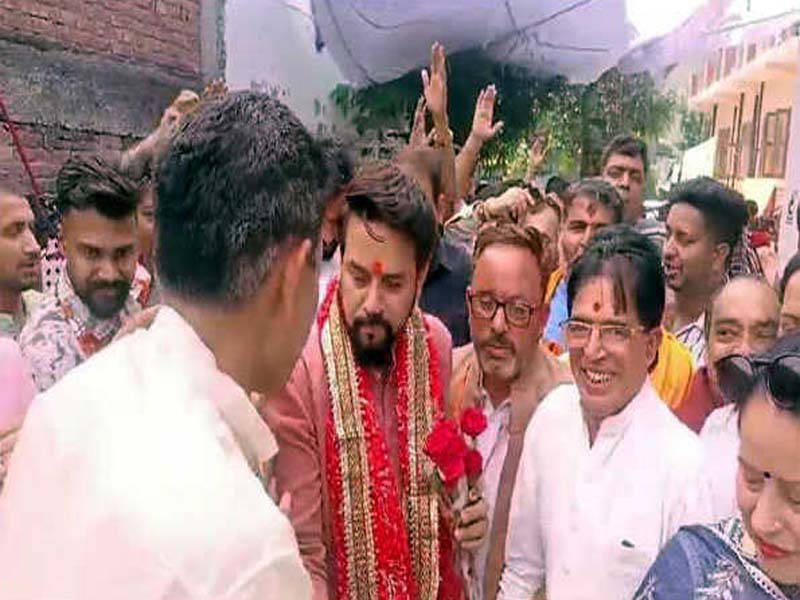For the fifth time, Anurag Thakur wins the Hamirpur seat.