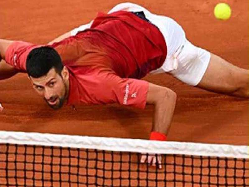 Djokovic is out of the French Open because of an injury.