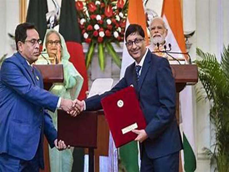 Bangladesh and India ink 13 announcements and 10 agreements were made during the Modi-Hasina meeting.