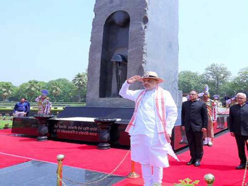 Shah resumes his leadership role as Union Home Minister.