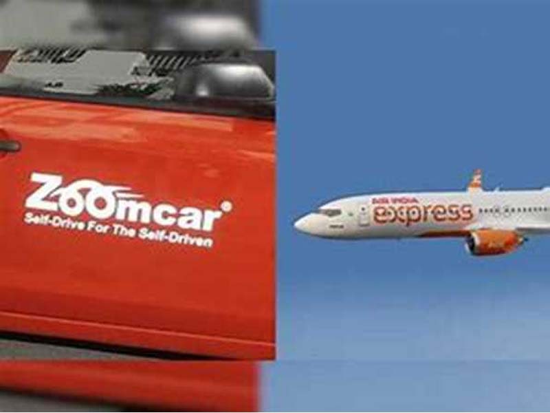 Zoomcar and Air India Express are partners.