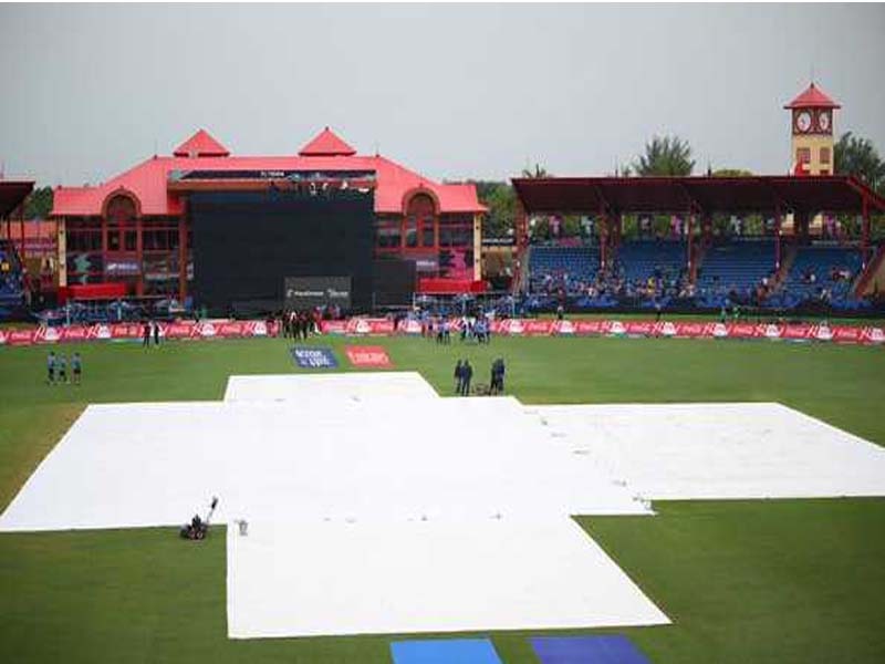 The India-Canada match was canceled because to the bad weather.