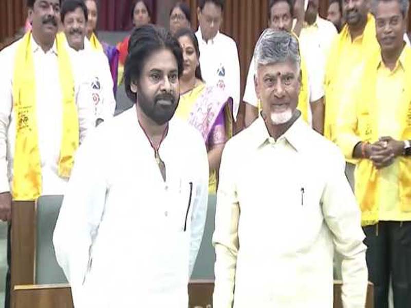 Naidu makes his vow and joins the Assembly as CM.
