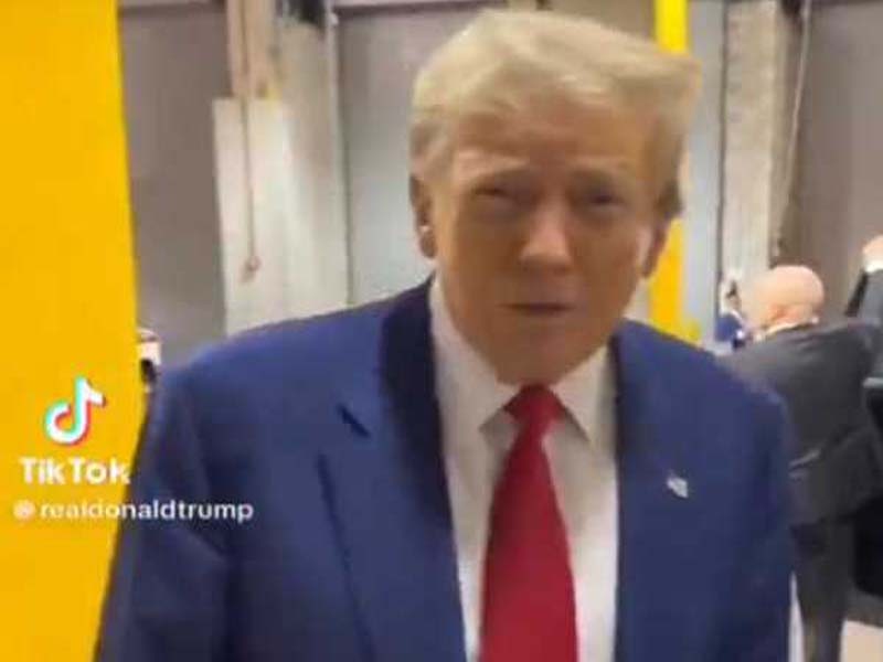 After joining TikTok, Trump gains three million followers.