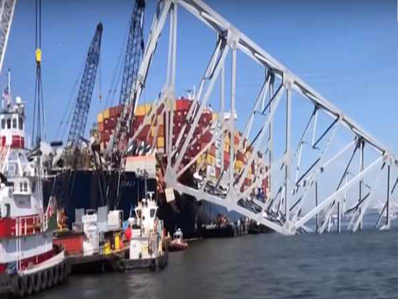 The shipping canal in Baltimore reopens following the fatal bridge collapse in March.