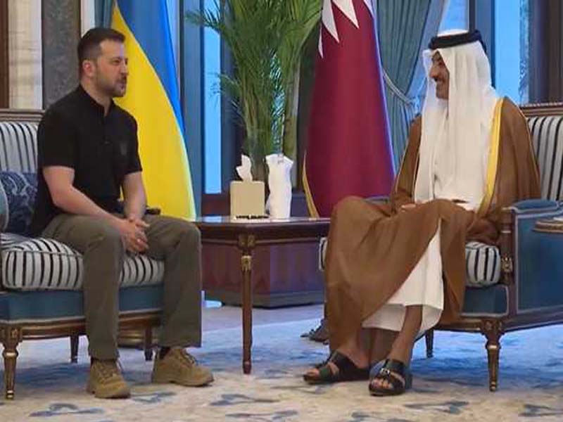 Zelenskyy and the Emir of Qatar spoke about attempts to resolve the conflict in Ukraine.