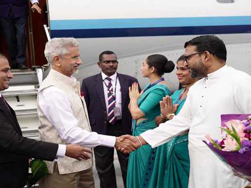 EAM Jaishankar makes an official visit to Colombo.