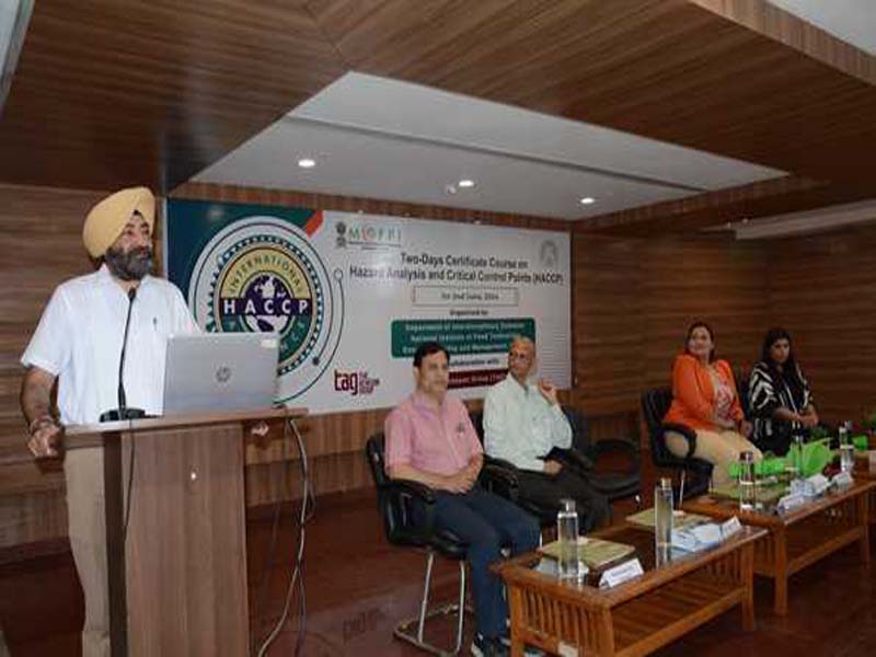 A two-day HACCP certificate training is offered by NIFTEM-K.