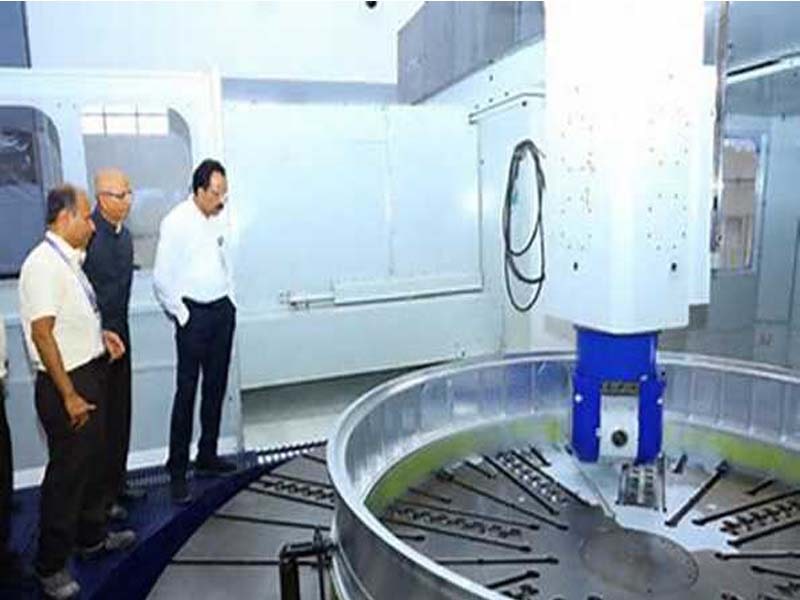The head of ISRO opens cutting-edge HAL facilities to increase production of LVM3.