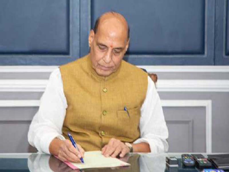 In charge as Defence Minister is Rajnath Singh