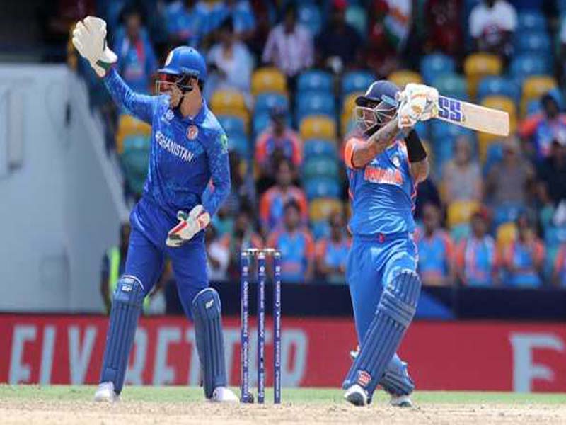 Hardik’s late burst and Suryakumar’s fifty run innings help India to 181/8.