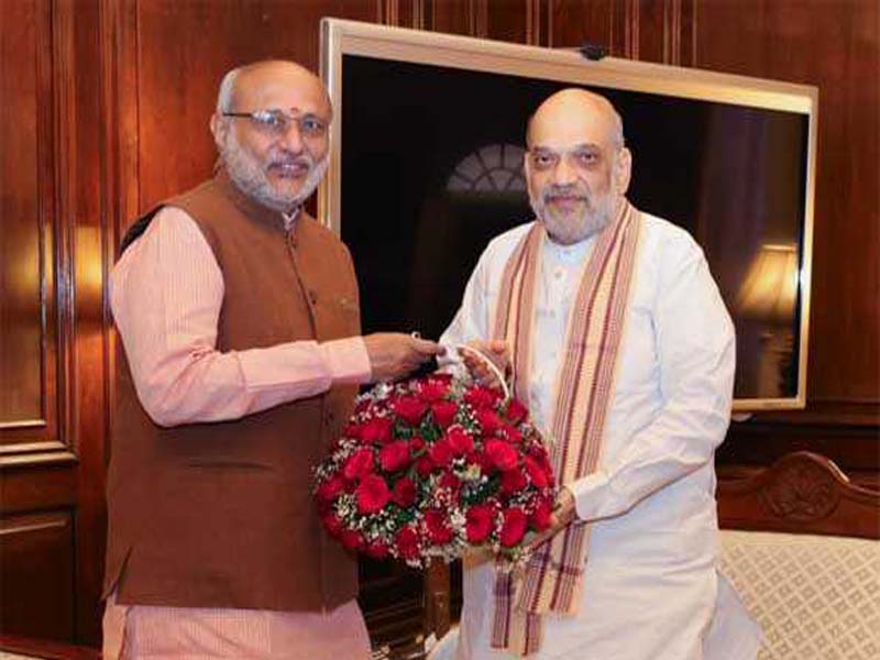 The governor of Telangana phones Amit Shah